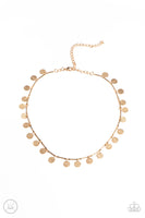 Musically Minimalist - Gold Paparazzi Necklace