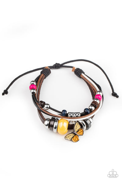 Bodacious Butterfly - Multi Paparazzi Bracelet