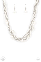 Royal Reminiscence - White Pearl March Fashion Fix Necklace