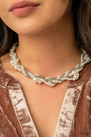 Royal Reminiscence - White Pearl March Fashion Fix Necklace