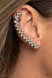 Let There Be LIGHTNING - Black Paparazzi Ear Crawler Earrings