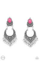 Summery Gardens - Pink Paparazzi Clip on Earrings