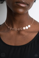 Dont Get Bent Out Of Shape - Copper Paparazzi Necklace