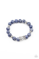 Soothes The Soul - Blue Bead Paparazzi Bracelet