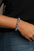 Soothes The Soul - Blue Bead Paparazzi Bracelet