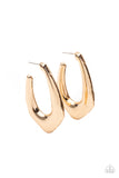 Find Your Anchor - Gold Paparazzi Hoop Earrings