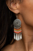 Sun Warrior - Multi Paparazzi Earrings