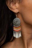 Sun Warrior - Multi Paparazzi Earrings