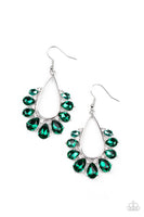 Two Can Play That Game - Green Paparazzi Earrings