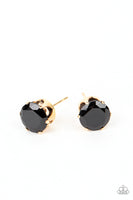 Modest Motivation - Gold Paparazzi Post Earrings