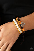 Lotus Beach - Paparazzi Orange Bracelet