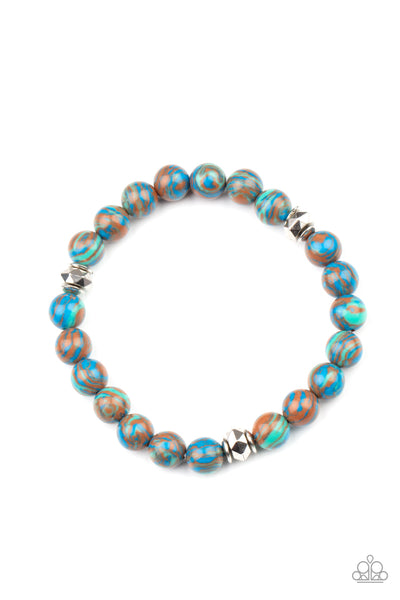 Awakened - Blue Bead Paparazzi Bracelet