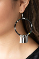 Garden Chimes - Black Paparazzi Earrings