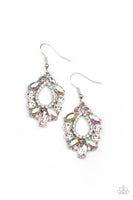 New Age Noble - Multi Paparazzi Iridescent Earrings