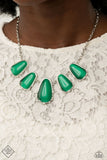 Newport Princess - Green Paparazzi March Fashion Fix Necklace