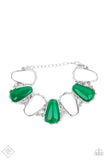 Yacht Club Couture - Green Paparazzi Fashion Fix Bracelet