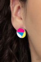 Artistic Expression - Multi Post Back Paparazzi Earrings