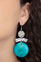 Diva Of My Domain - Blue Paparazzi Earrings