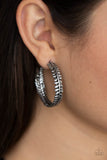 Laurel Gardens - Silver Paparazzi Hoop Earrings