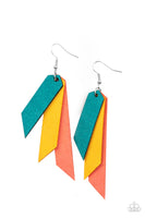 Suede Shade - Multi Paparazzi Earrings