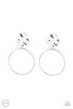 Coming Soon: Undeniably Urban - Silver Paparazzi Clip on Earrings