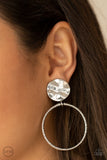 Coming Soon: Undeniably Urban - Silver Paparazzi Clip on Earrings