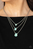 Dewy Drizzle - Green Paparazzi Necklace