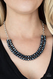 May The FIERCE Be With You - Blue Paparazzi Necklace