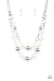 COUNTESS Your Blessings - White Paparazzi Necklace