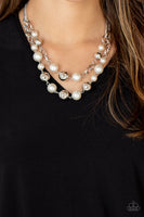 COUNTESS Your Blessings - White Paparazzi Necklace