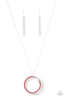 Harmonic Halos - Red Paparazzi Necklace