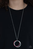 Harmonic Halos - Red Paparazzi Necklace