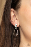 Prismatic Perfection - White Paparazzi Earrings