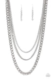 Chain of Champions - Silver Paparazzi Necklace