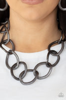 Industrial Intimidation - Black Paparazzi Necklace