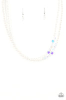 Poshly Petite - White Paparazzi Necklace