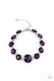 Lustrous Luminosity - Purple Paparazzi Bracelet