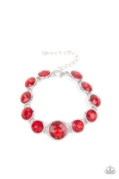 Lustrous Luminosity - Red Paparazzi Bracelet