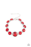 Lustrous Luminosity - Red Paparazzi Bracelet