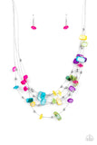 Prismatic Pebbles - Multi Paparazzi Necklace