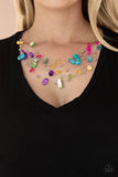 Prismatic Pebbles - Multi Paparazzi Necklace