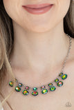 Cosmic Countess - Multi Oil Spill Paparazzi Necklace