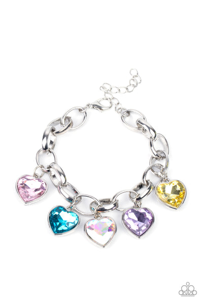 Candy Heart Charmer - Multi Paparazzi Bracelet