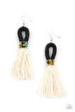 The Dustup - Black Paparazzi Earrings