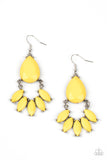 POWERHOUSE Call - Yellow Paparazzi Earrings