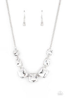 Unfiltered Confidence - White Paparazzi Necklace