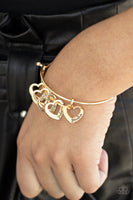 A Charmed Society - Paparazzi Gold Charm Mother Bracelets