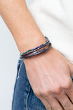 Holographic Hike - Multi Iridescent Unisex Paparazzi Bracelet