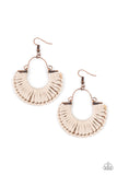 Threadbare Beauty - Copper Paparazzi Earrings