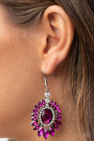 Big Time Twinkle - Pink Paparazzi Earrings